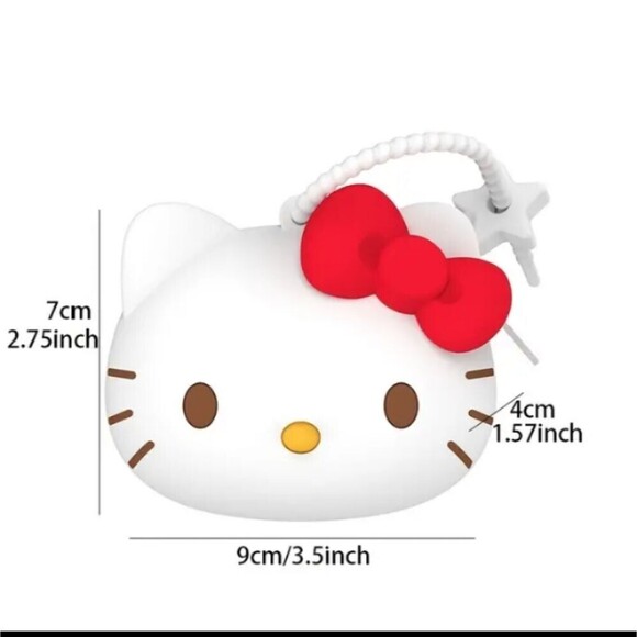 Hello Kitty silicone, change purse ear pod case headphone holder - Picture 1 of 3